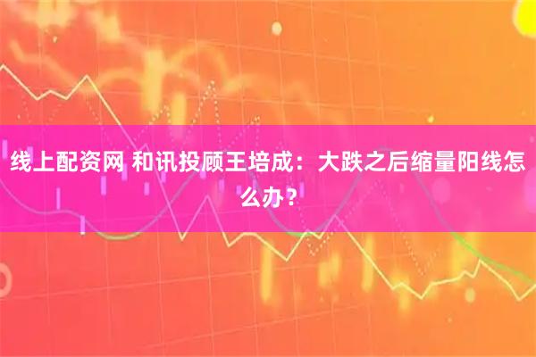 线上配资网 和讯投顾王培成：大跌之后缩量阳线怎么办？
